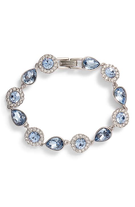 givenchy crystal bracelet blue|Givenchy skeleton bracelet.